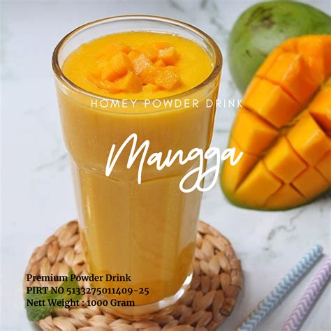 Bubuk Minuman Mangga Mango Kg Bubuk Rasa Mangga Mango Mangga