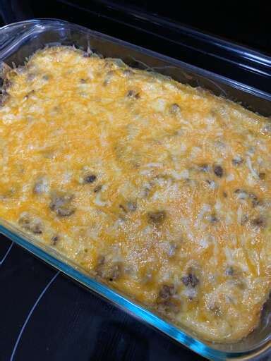 Ground Beef Green Chili Casserole Recipe