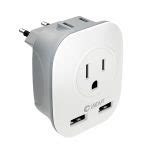 Proglobe Usa To European Plug Adapter Type C International Travel