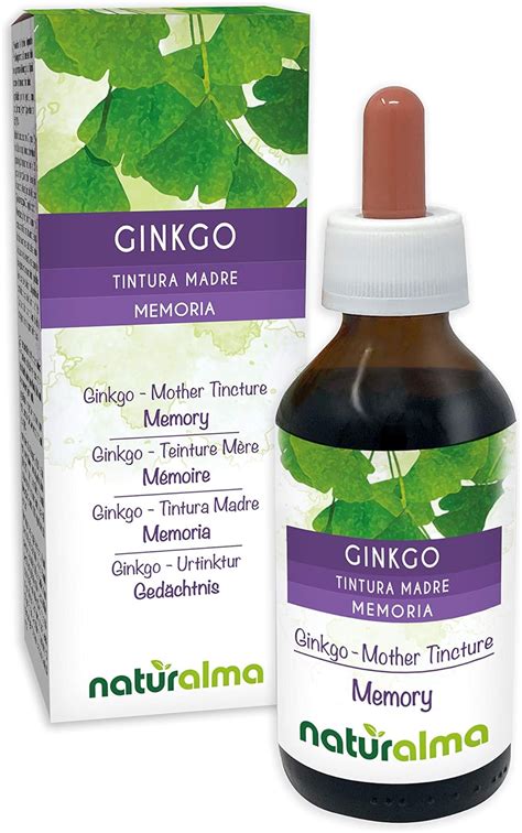 Ginkgo Ginkgo Biloba Foglie Tintura Madre Naturalma Estratto