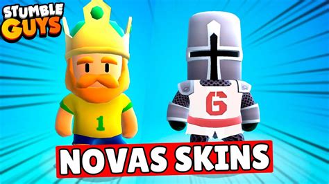 REVELADO NOVAS SKINS DA COPA DO MUNDO Stumble Guys YouTube