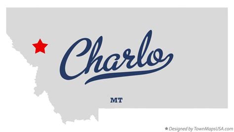 Map of Charlo, MT, Montana