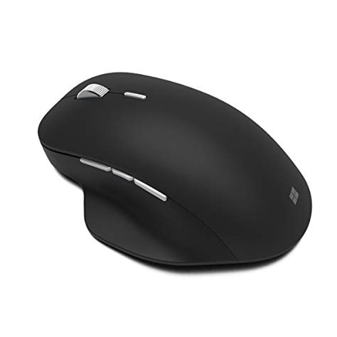 Microsoft Precision Mouse Black Comfortable Ergonomic Design Thumb