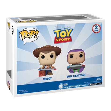 Toy Story Woody Buzz Lightyear Pop Vinyl 2 Pack 2024 Expo