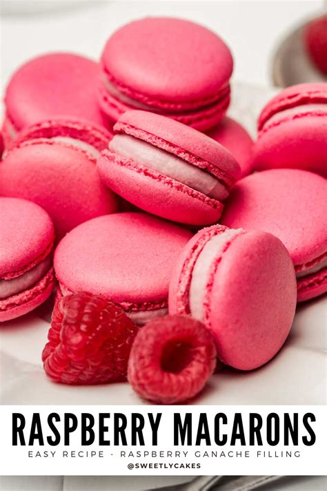 Best Raspberry Macarons Recipe With Raspberry Ganache Filling Macaron