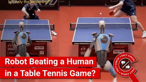 Fact Check Viral Video Shows A Robot Beating A Human In Table Tennis