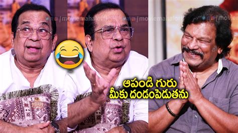 Brahmi Hilarious Interview Brahmanandam New Interview Movie Mahal