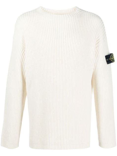 Compass Badge Chunky Knit Jumper Stone Island Eraldo Kr