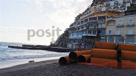 Positano Ricominciati I Lavori Alla Banchina Alta Dell Approdo