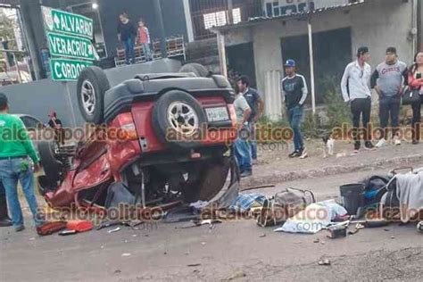 Accidente múltiple en la carretera Paso del Toro Santa Fe Galería