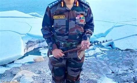 Colonel Geeta Rana Of Chamoli District Became The First Woman Officer Of The Indian Army To