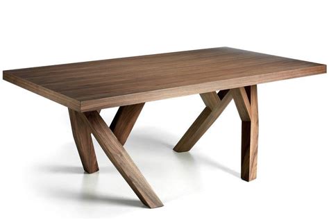 Designer Table Rectangulaire Design Bois Noyer Bonita Cm