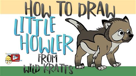 How To Draw ‘little Howler A Baby Wolf From Wild Kratts Little