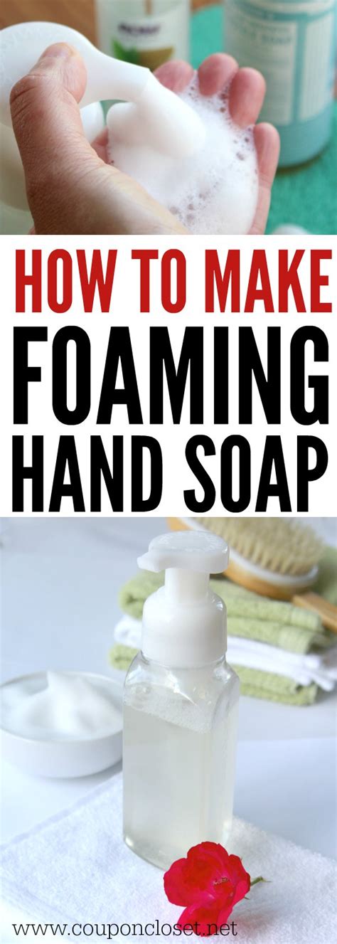 Easy Diy Foaming Hand Soap Homemade Foaming Hand Soap