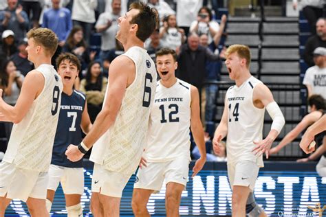 No 3 Penn State Mens Volleyball Defeats No 9 Ohio State 3 1 In Ncaa