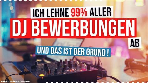 Wie Bewerbe Ich Mich Richtig Dj Bewerbung Youtube