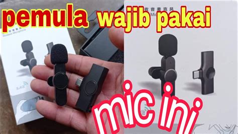 Unboxing Dan Cara Menggunakan Mic Wireless Ravarierpemula Wajib Pakai