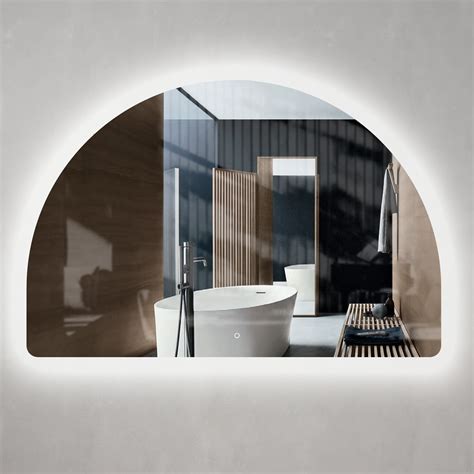 Arco Arch 1500mm X 1000mm Backlit Led Mirror With Polished Edge And De Enflair