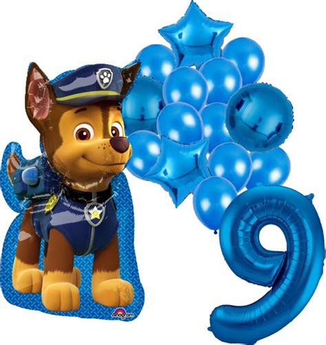 Paw Patrol Chase Ballon Set X Cm Folie Ballon Jaar