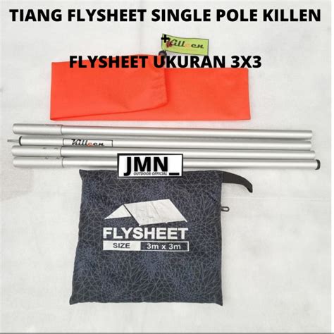 Jual Tiang Flysheet Single Pole Killeen Flysheet X Econopack Pole