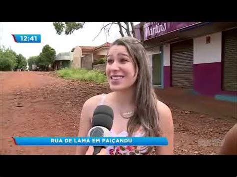 Rua Fica Coberta De Lama Em Pai Andu Youtube