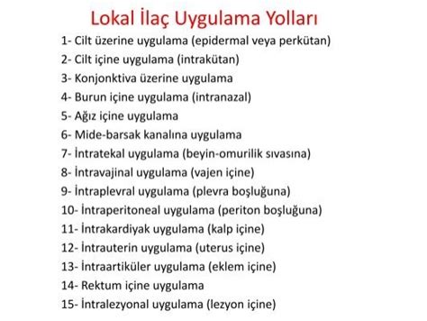 Lokal La Uygulama Yol