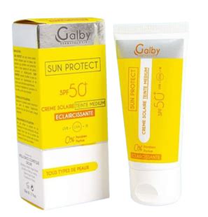 Galby Sun Protect Cran Solaire Teint Medium Spf Ml