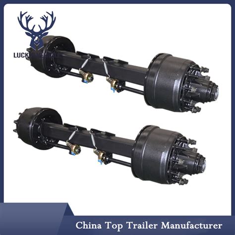 Semi Trailer Parts Mm Germany Bpw Type Axle Ton Drum Rear Axles