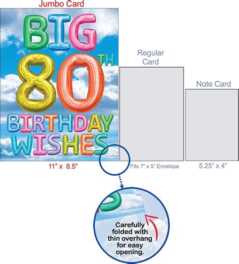 Buy Nobleworks Th Work Anniversary Card Jumbo X Inch Big