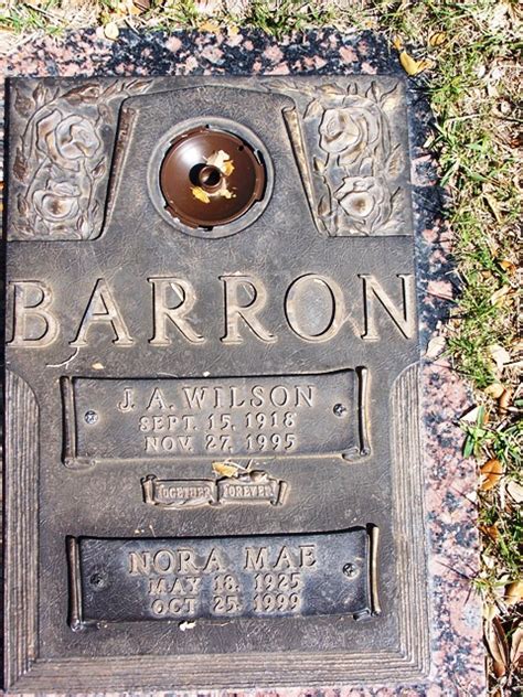 James A Wilson Barron 1918 1995 Mémorial Find a Grave