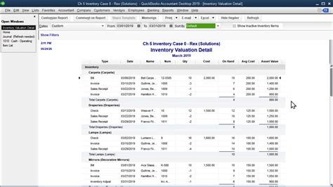 Quickbooks Desktop Report Inventory Stock Status By Item Youtube