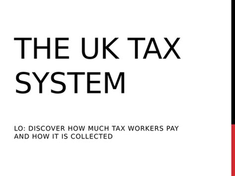 understanding tax basics teaching resources