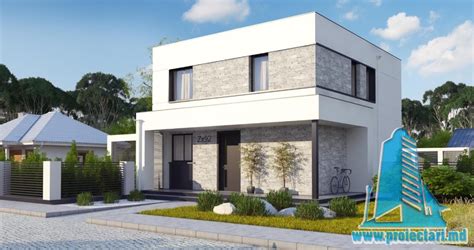 Modern House Design With Flat Roof And Ground Terrace