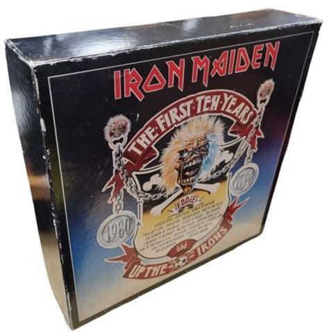 Iron Maiden The First Ten Years Box Stickered Sleeves Ex