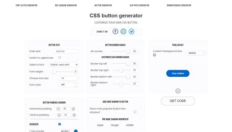 Top 15 CSS Button Generator Websites for Effortless Design