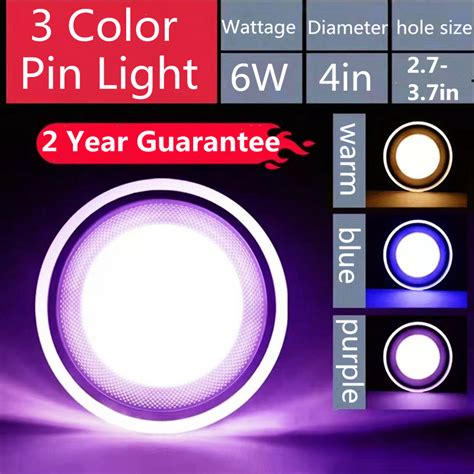 Color Pin Light W W W Recessed Downlight Multicolour Ceiling Light