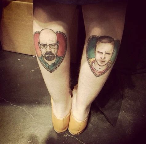 Walter White Jesse Pinkman Half Tattoo New York Comicon Walter