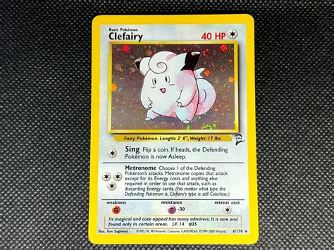 Pokemon Tcg Clefairy Base Set 2 Lp Condition Ebay