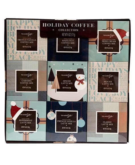 Ten Acre Ts Holiday Assorted Coffee Collection T Set Pack Of 9 Macy S