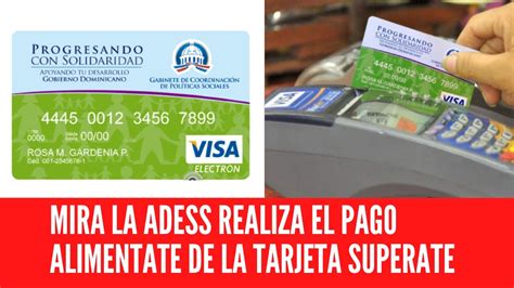 MIRA LA ADESS REALIZA EL PAGO ALIMENTATE DE LA TARJETA SUPERATE YouTube