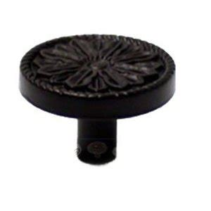 Leaf And Petal Collection Flower Knob In Oil Rubbed Bronze By RK