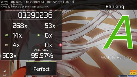 Utaka Ai No Mahoroba Jonathanlfj S Lunatic 95 57 FC YouTube