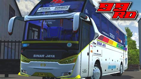 Sinar Jaya Rd Livery Mod Sr Xhd Prime Mn Art Bussid Youtube