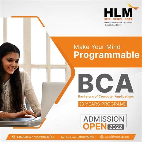 BCA Admission Open 2022 College Creative Admissions School Admissions