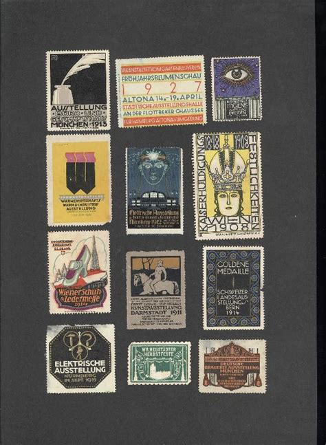 Reklame Marken Poster Stamps