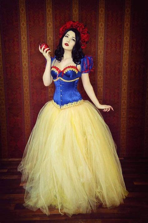 Custom Made Snow White Corset Costume Etsy Corset Costumes White