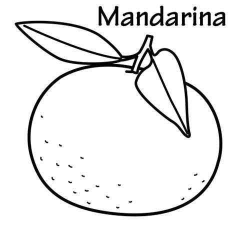 Mandarina Para Colorear Imagui