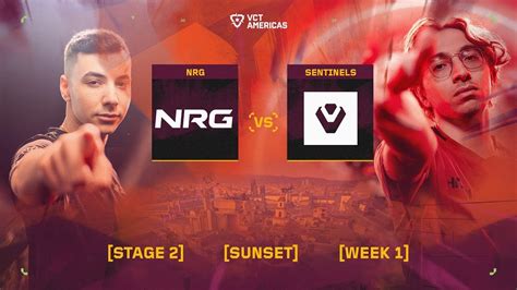 NRG Vs Sentinels VCT Americas Stage 2 W1D1 Map 2 YouTube