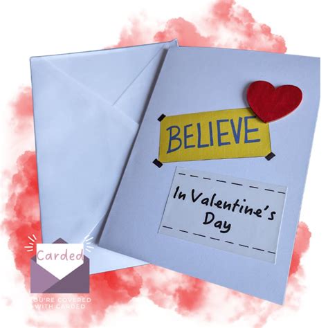 Believe In Valentines Day Ted Lasso Vday Themed Card Handmade Believe Greetings Card Ideal