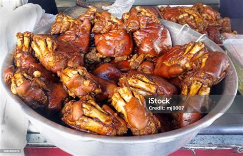 Bbq Pigs Feet Stock Photo - Download Image Now - Appetizer, Asia, Baked ...